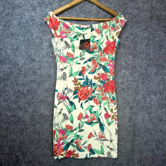 Guess Fernanda Knit Dress Women Small Garden Party Romantic 50s Inspired Picnic - Picture 1 of 8